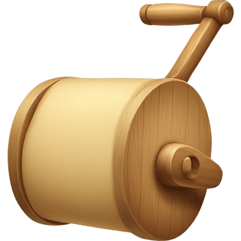 wooden dough roller emoji