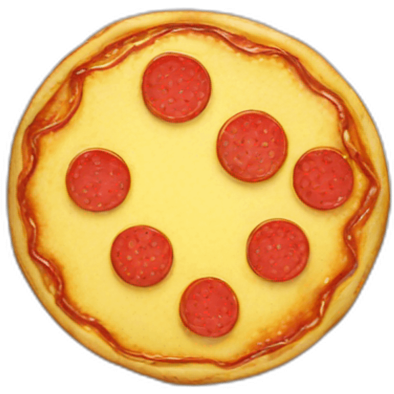 Pancake pizza emoji