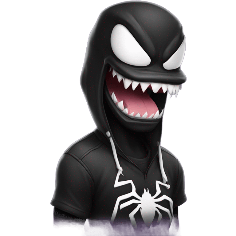 venom wearing a snapback emoji