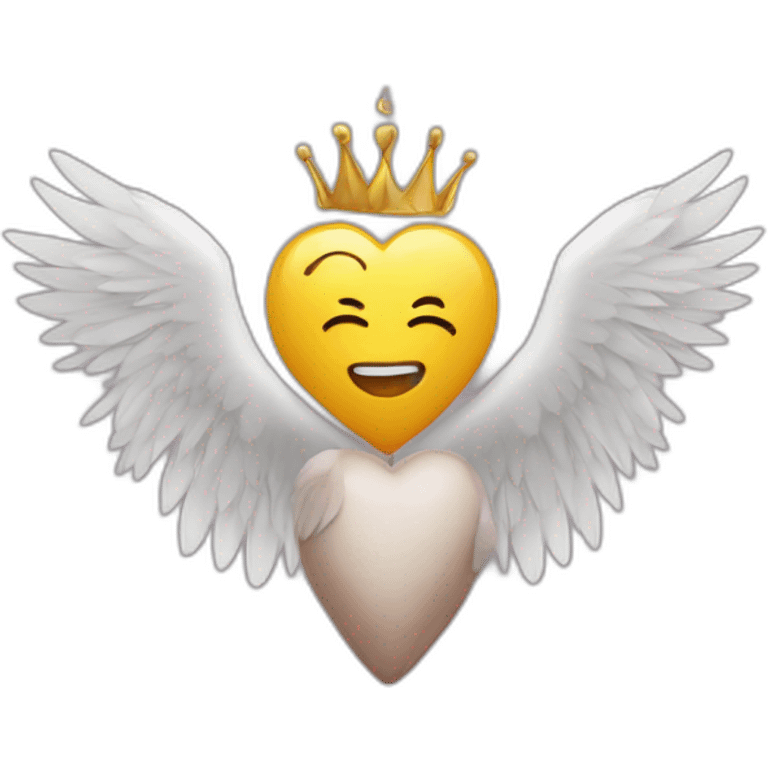 corazon con alas emoji