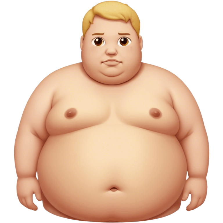 Fat person  emoji