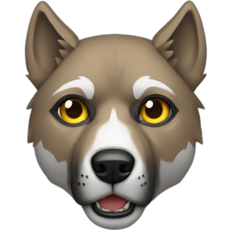 Wolf boxer emoji