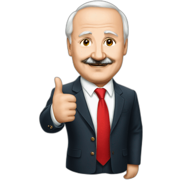 lukashenko thumb up big emoji