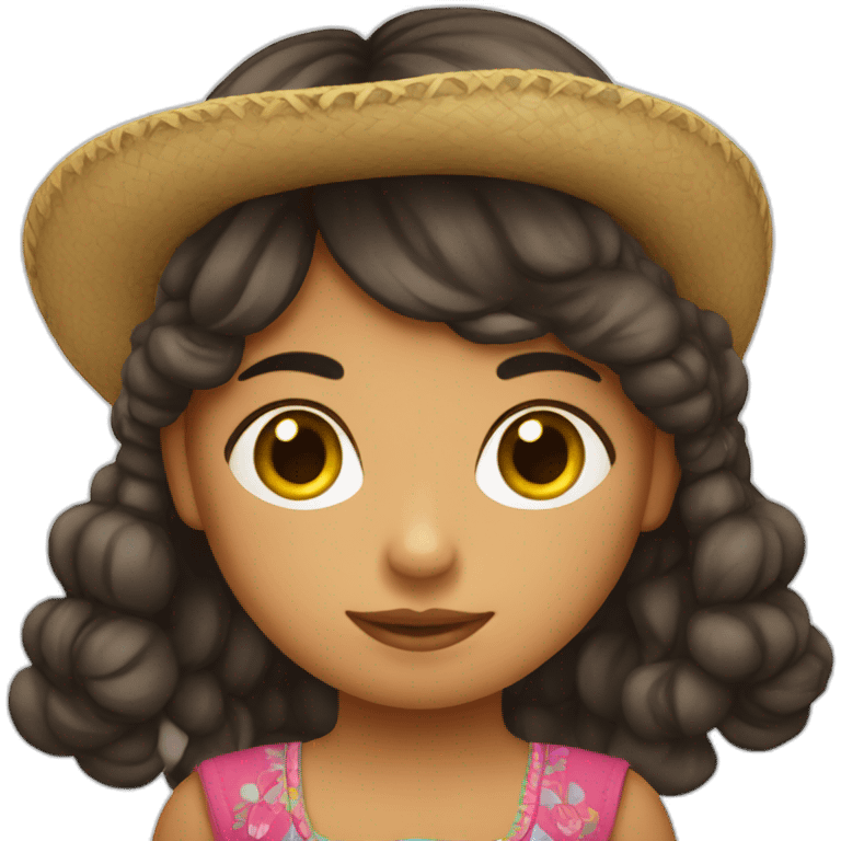 Petite fille mexicaine emoji