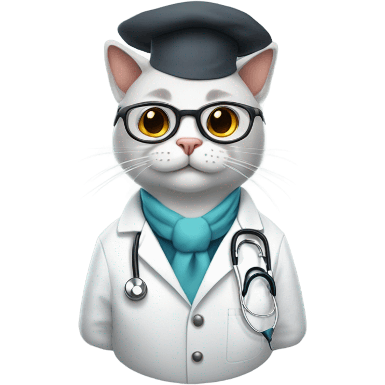 doctor cat emoji