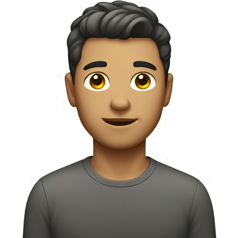 Man with short back and sides emoji