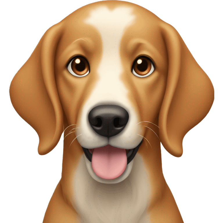 dog  ginger retriever junior emoji