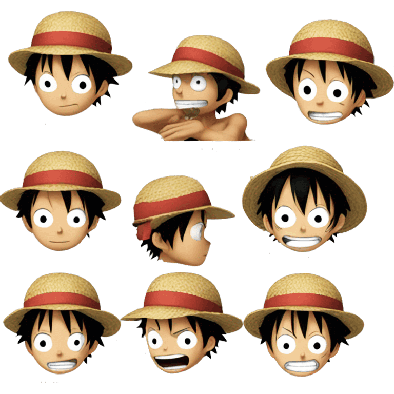 Monkey d. Luffy in one piece  emoji