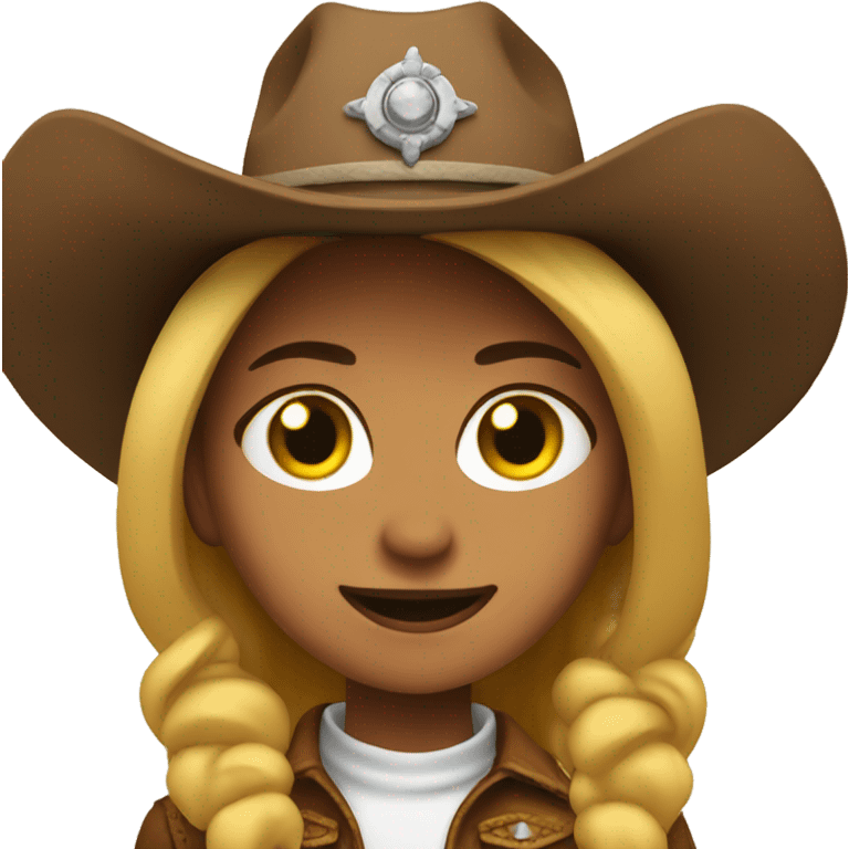 Cowgirl emoji