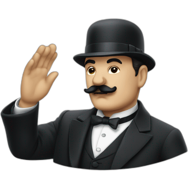 Hecule Poirot salute emoji