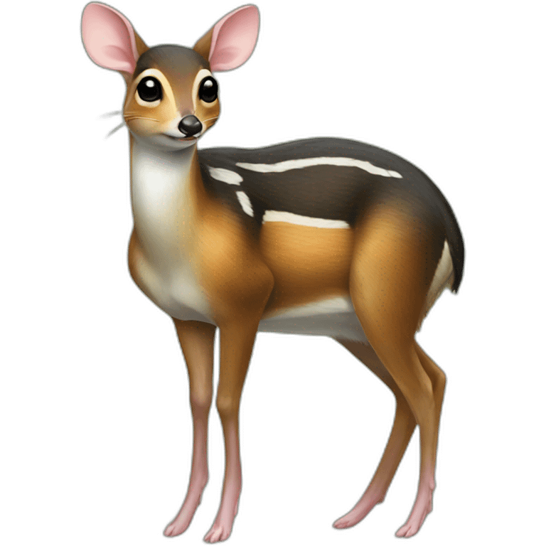 realistic full body mouse deer emoji