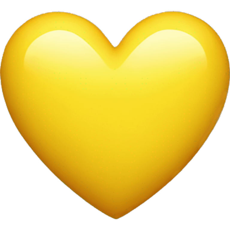 Yellow heart emoji