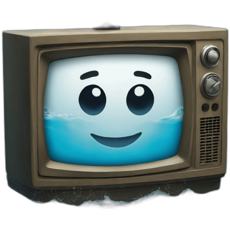 TV in the water emoji