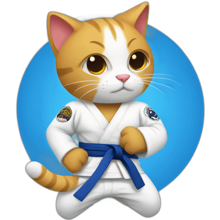 jiu jitsu cat emoji