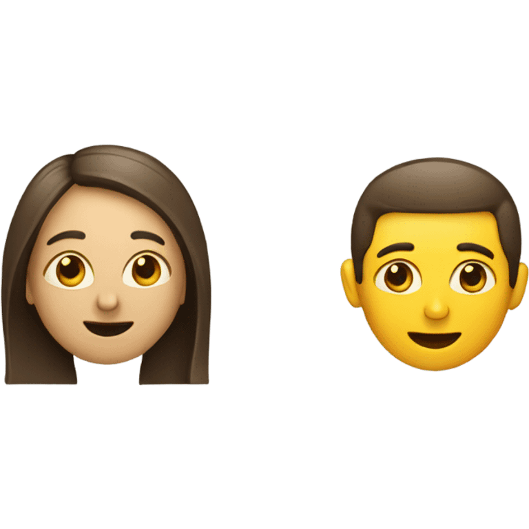 Two people talking emoji