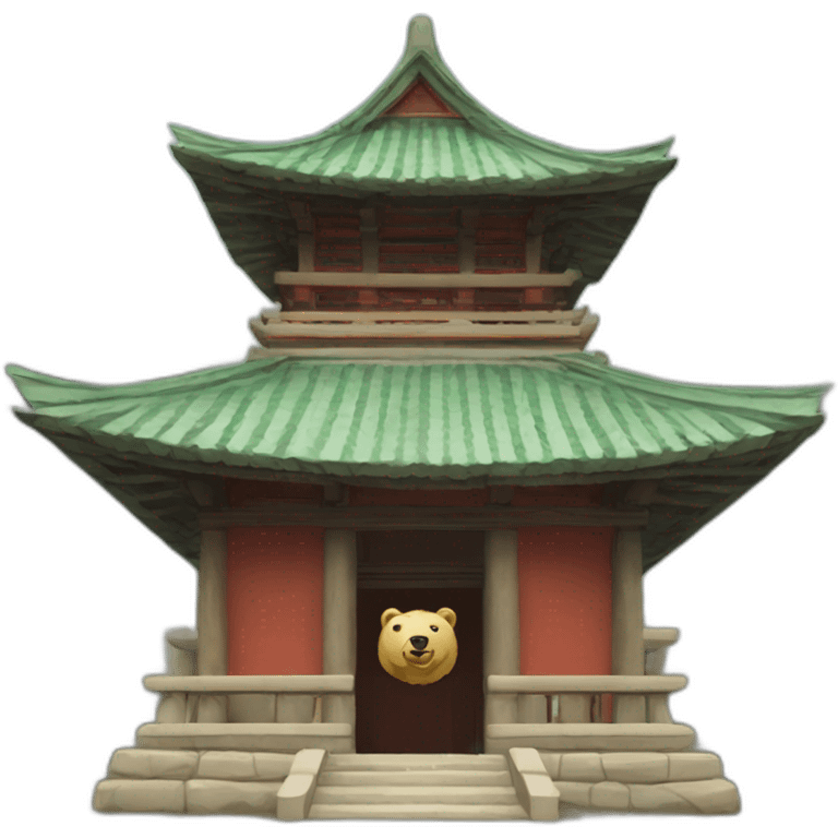 bear temple emoji