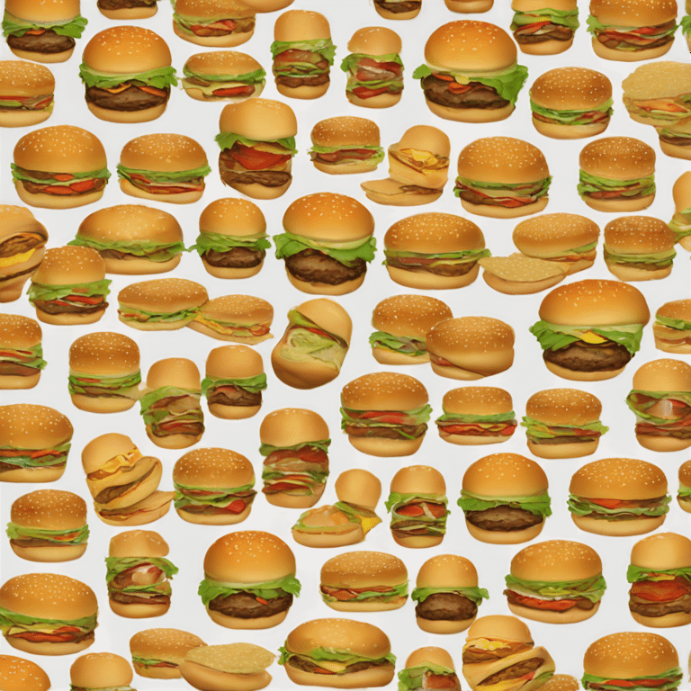 Burger 100katlı emoji