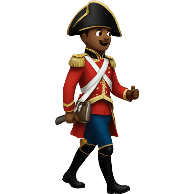 historical soldier marching emoji