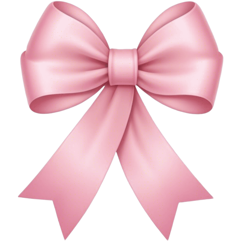 soft pink ribbon  emoji