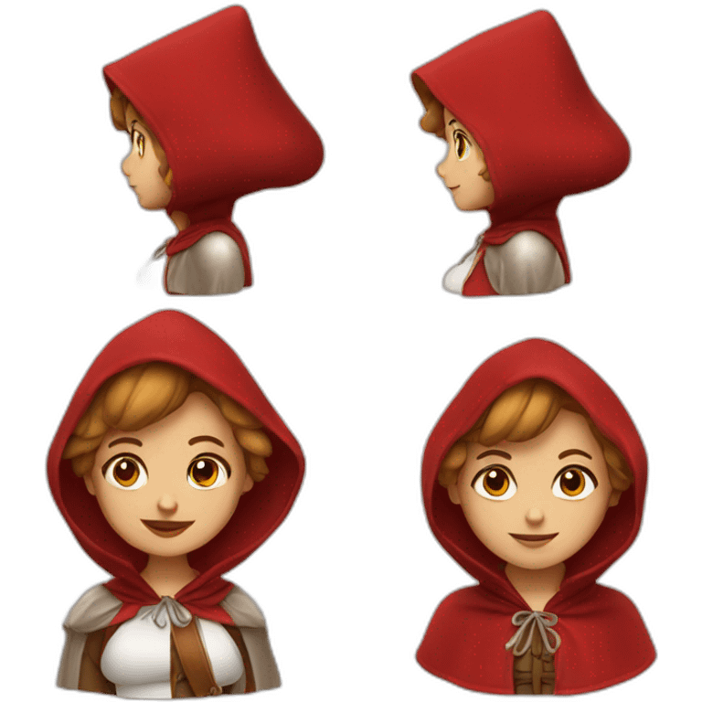 Red ridding hood emoji