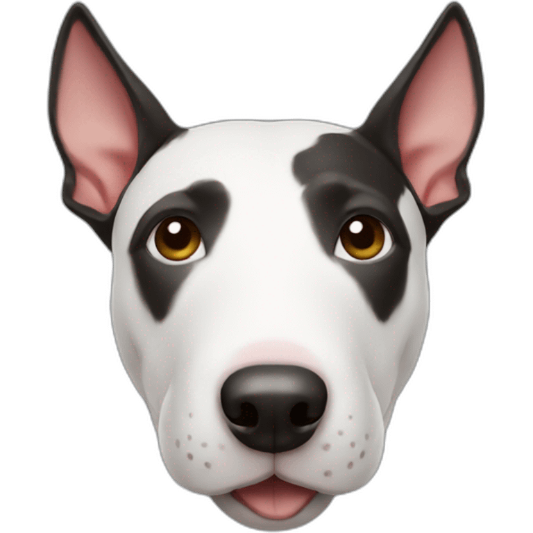 bull terrier head emoji