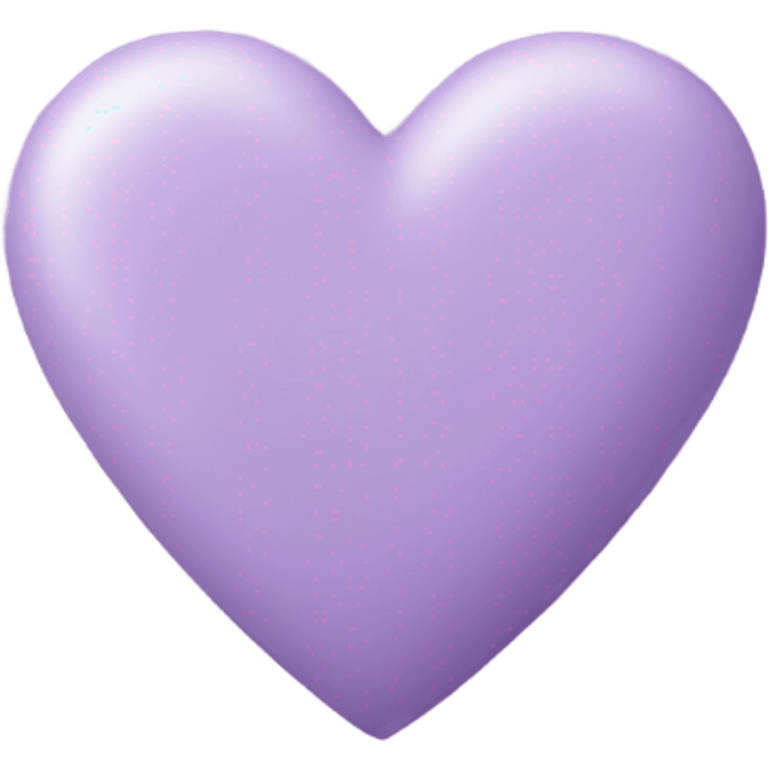 Lilac heart emoji