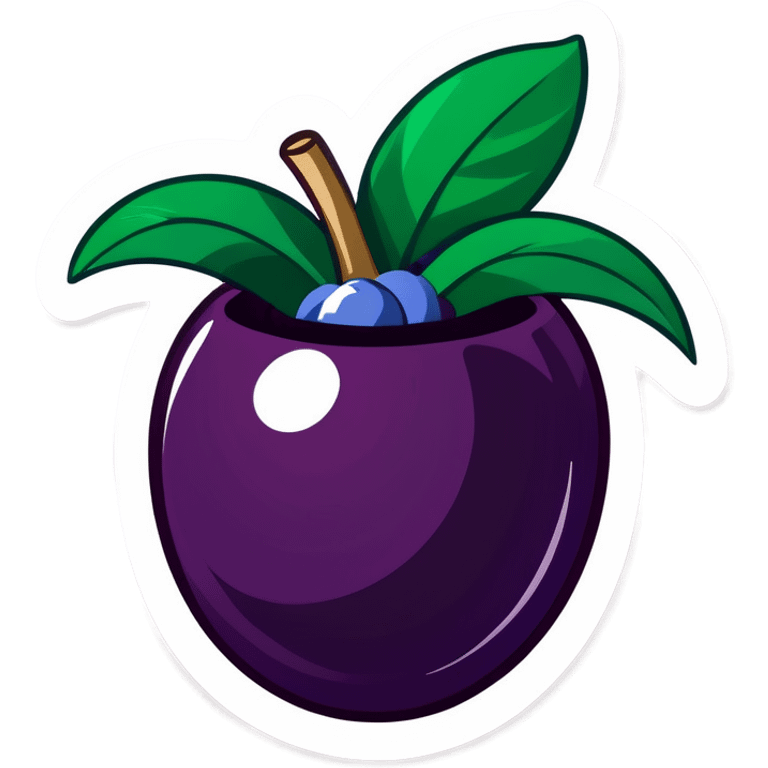 Acai berry emoji