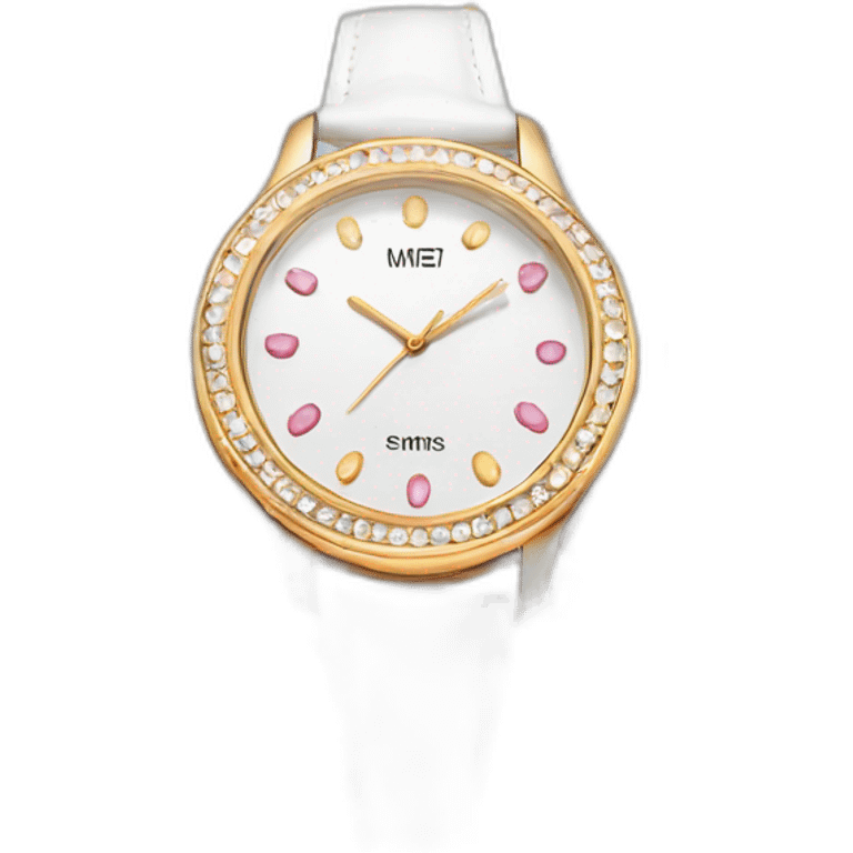 watch with crystals  emoji