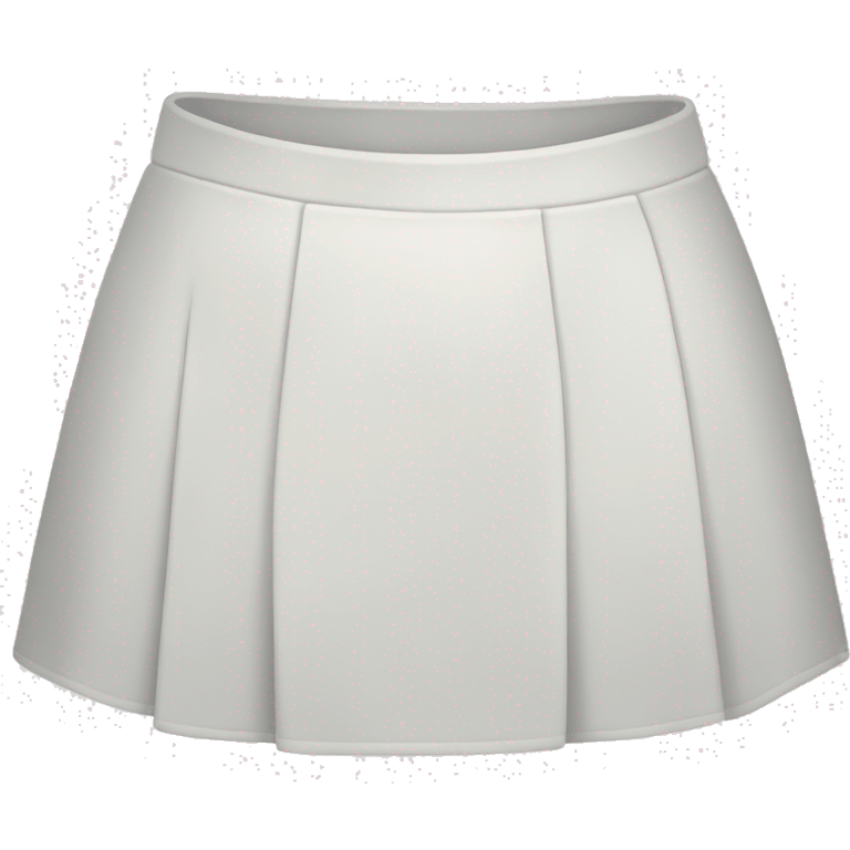 white mini skirt emoji