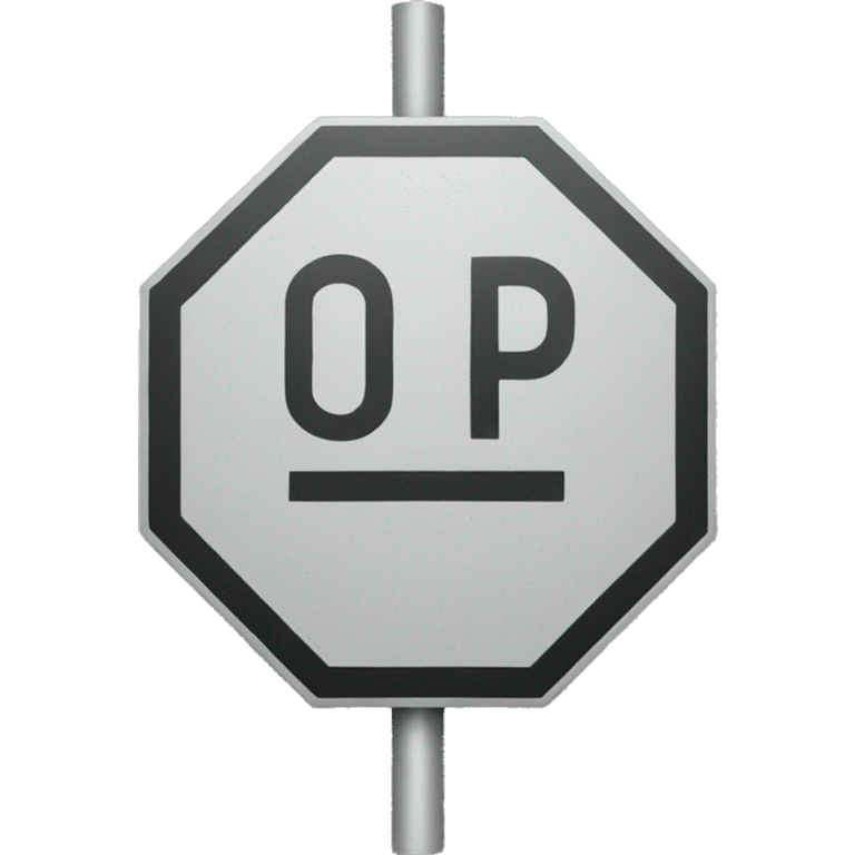 stop sign like in the us emoji