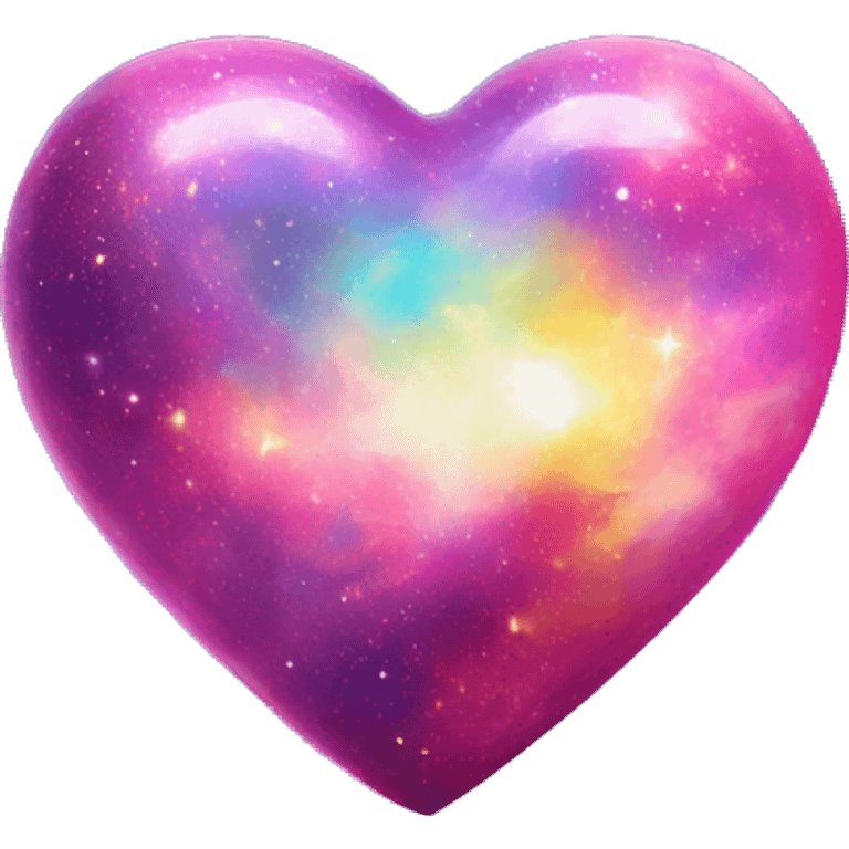 lisa frank galaxy heart emoji