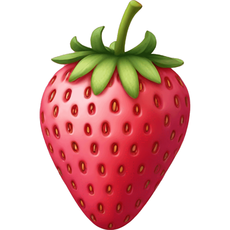 pink strawberry  emoji