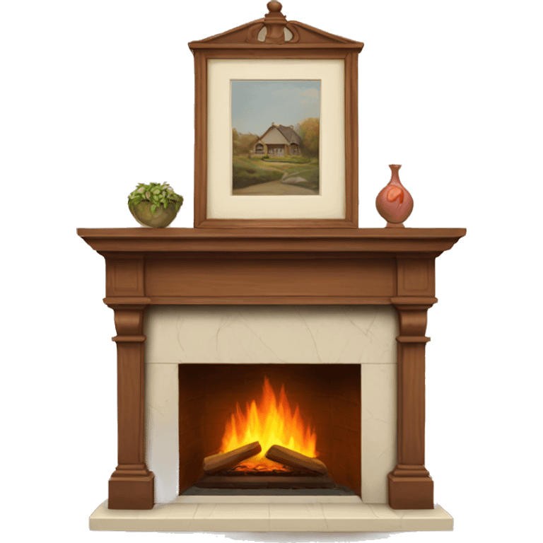 fireplace mantle emoji