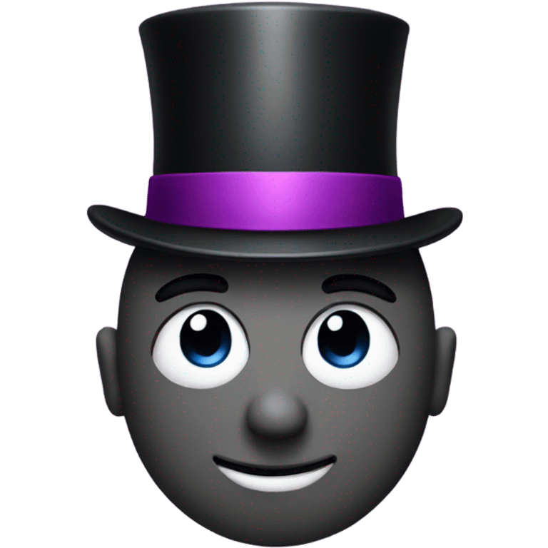 smirk emoji wearing a top hat emoji