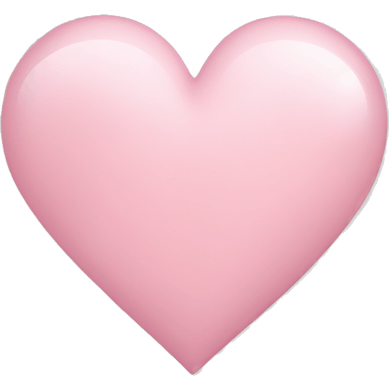 light pink heart emoji