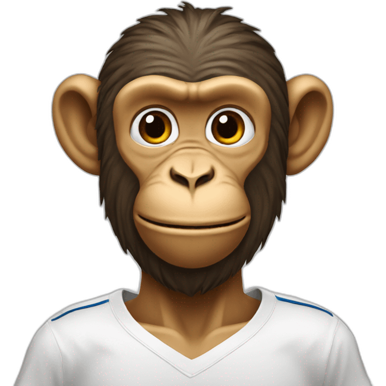 Monkey shirt real Madrid emoji