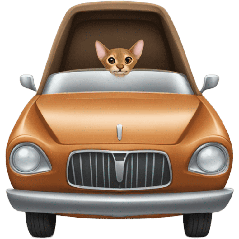 abyssinian car emoji