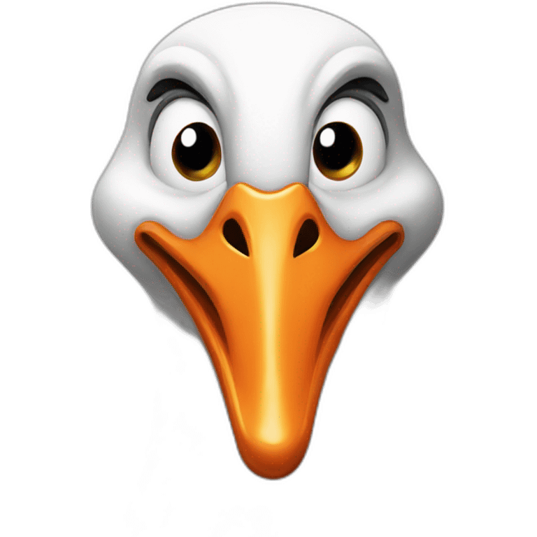 evil goose emoji