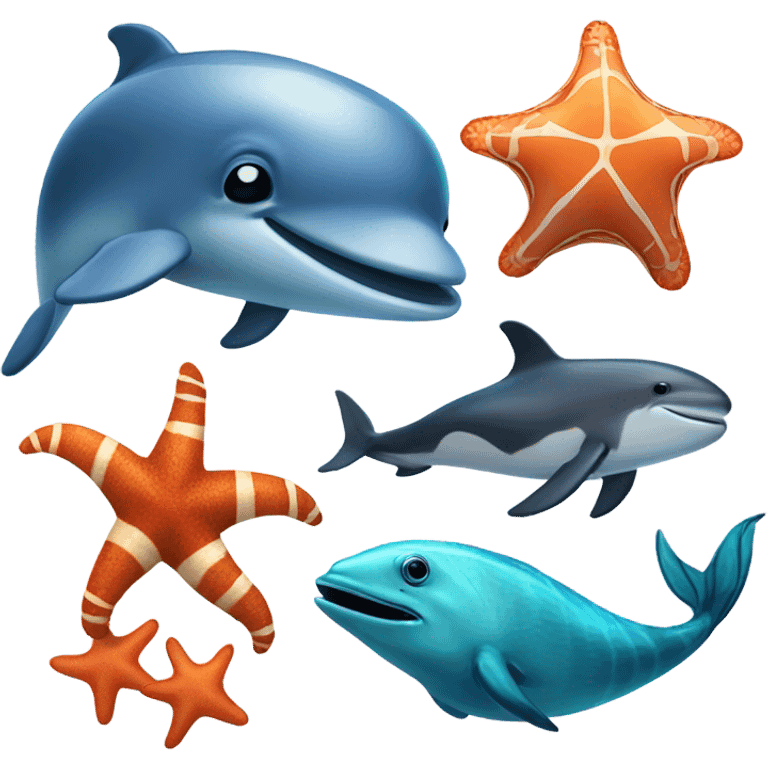 ocean animals emoji