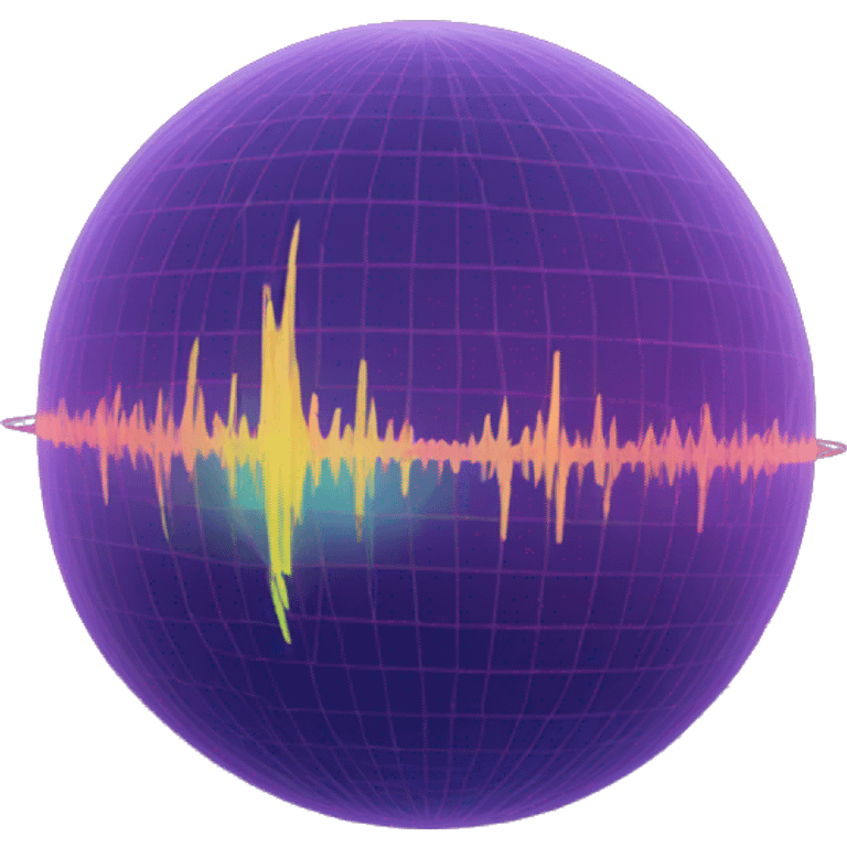 sphere emitting sound waves emoji