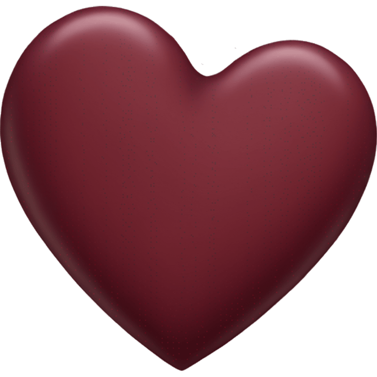 maroon heart emoji