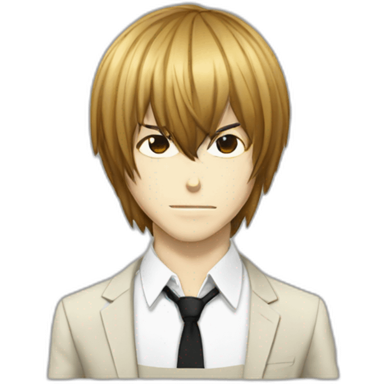 Death note light yagami emoji