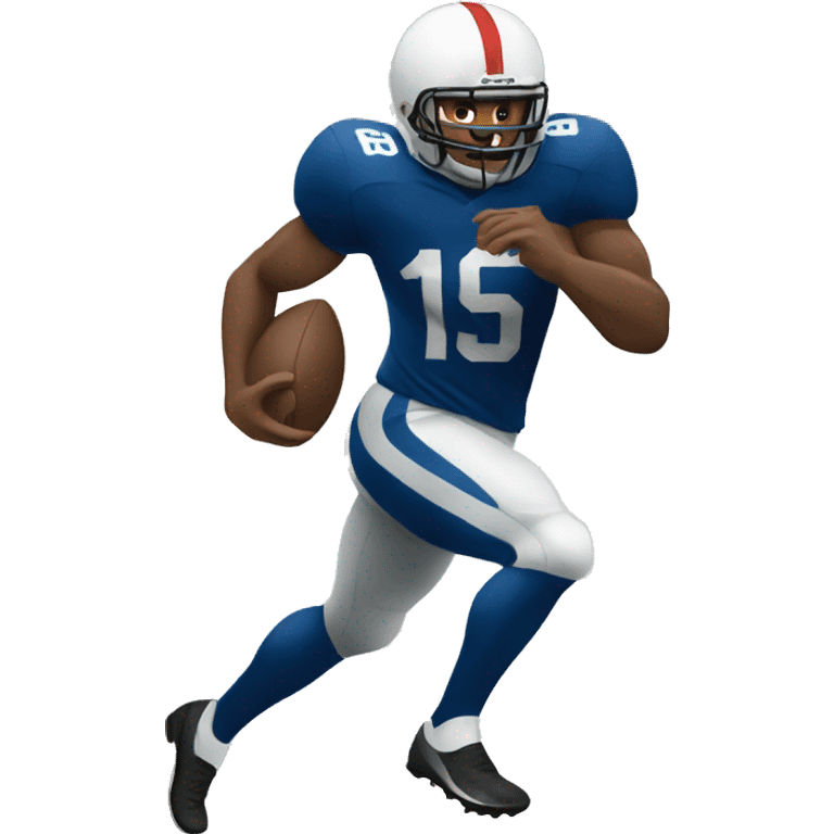 American Football player running the ball emoji