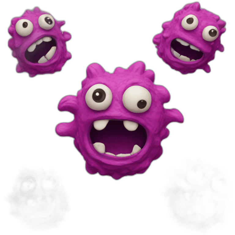 Plasticine funny Monster emoji