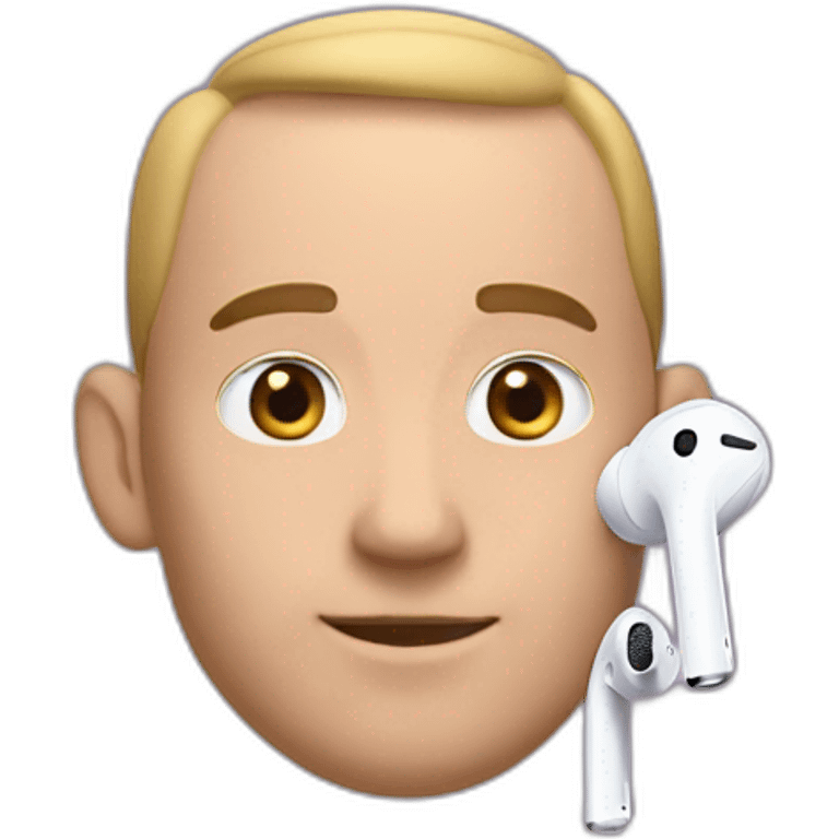 airpods max with harts emoji