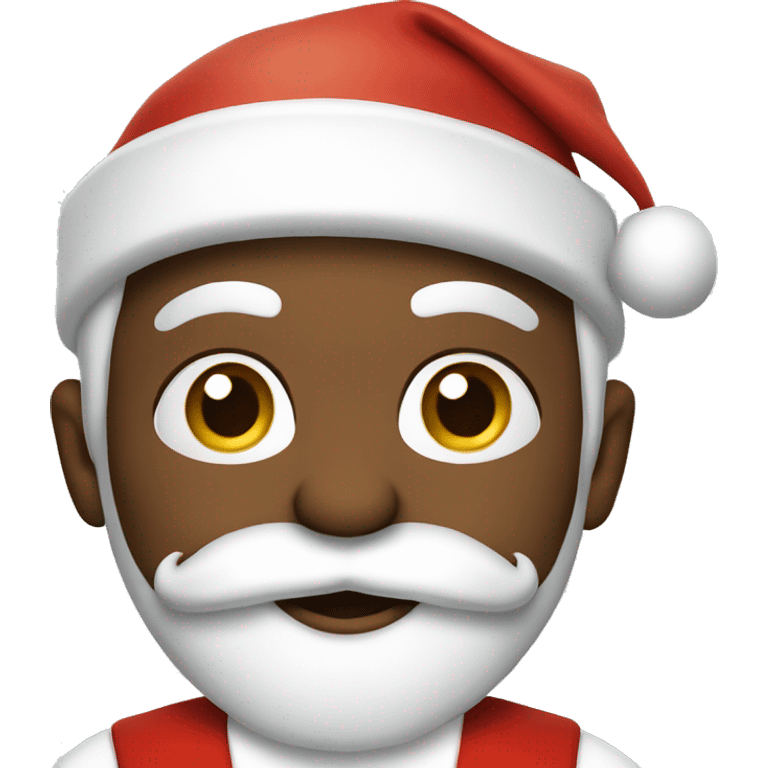 santa claus dressed in white  emoji