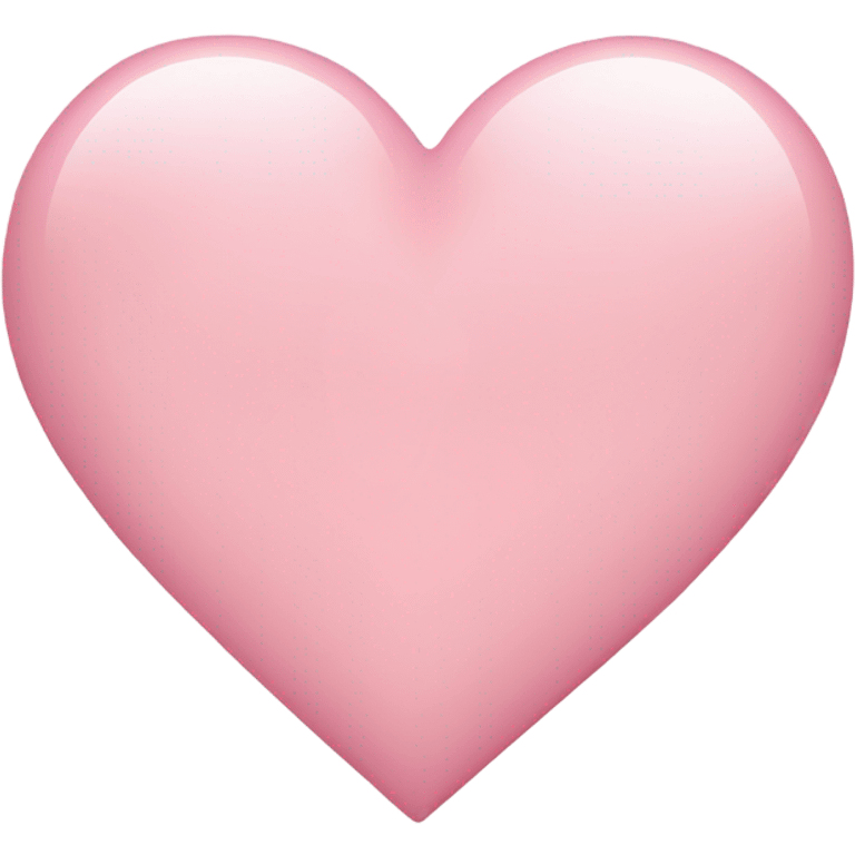 light pink heart emoji