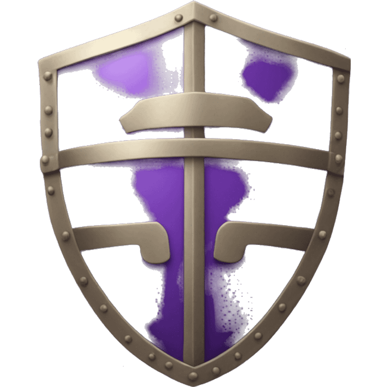 gladiator shield purple emoji