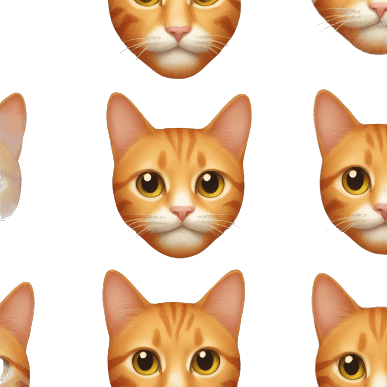 Orange tabby cat emoji