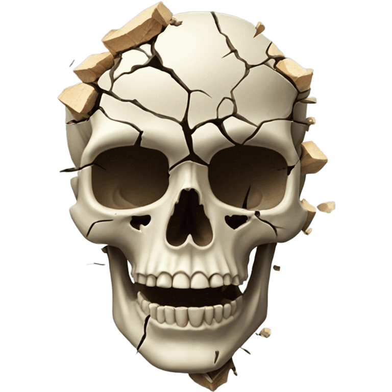 skull with exploding head emoji